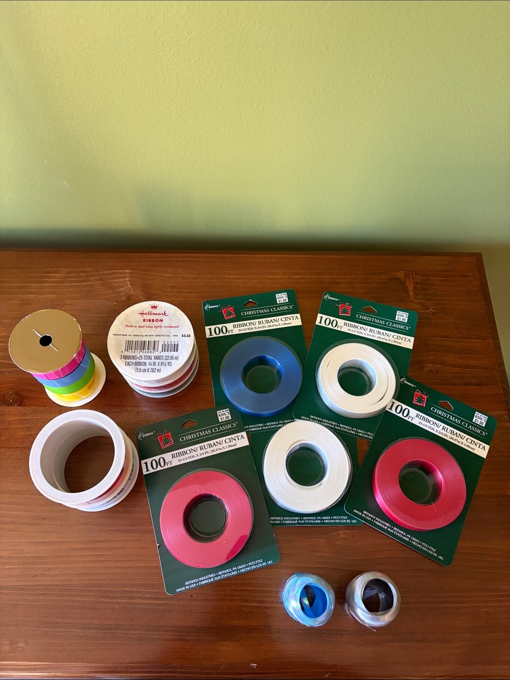 Assorted Ribbon - 11 Spools